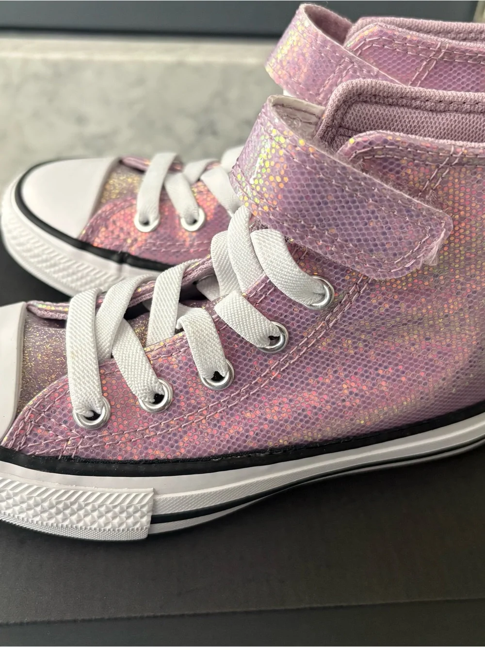 Converse High Top Sneakers - Iridescent Lavender